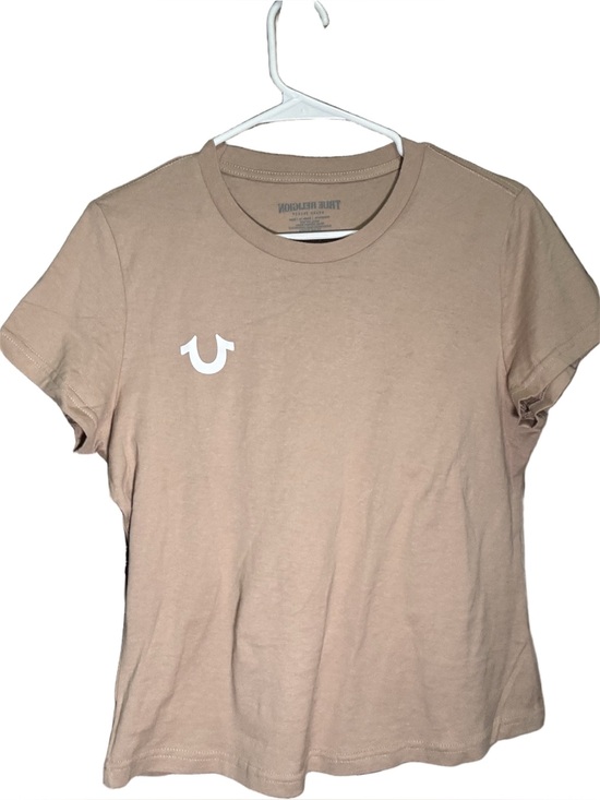 True Religion Tops - True Religion Women's Short Sleeve Crew Tee in Beige